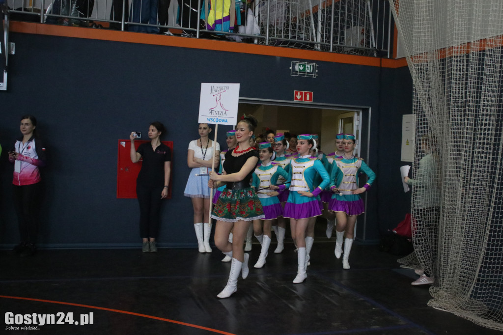 Mistrzostwa Mażoretek w hali sportowej LO w Gostyniu