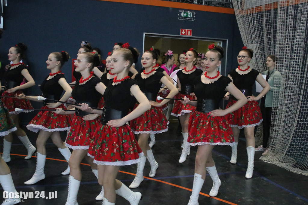 Mistrzostwa Mażoretek w hali sportowej LO w Gostyniu