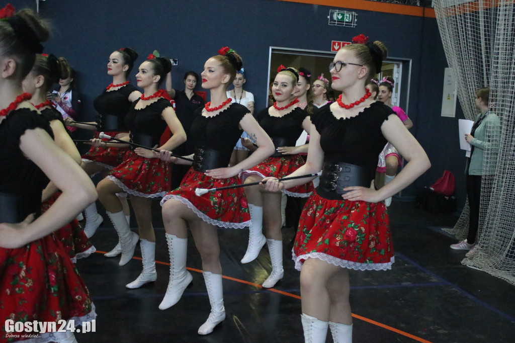 Mistrzostwa Mażoretek w hali sportowej LO w Gostyniu