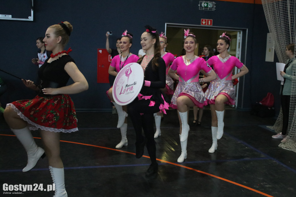 Mistrzostwa Mażoretek w hali sportowej LO w Gostyniu