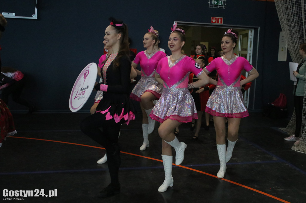 Mistrzostwa Mażoretek w hali sportowej LO w Gostyniu