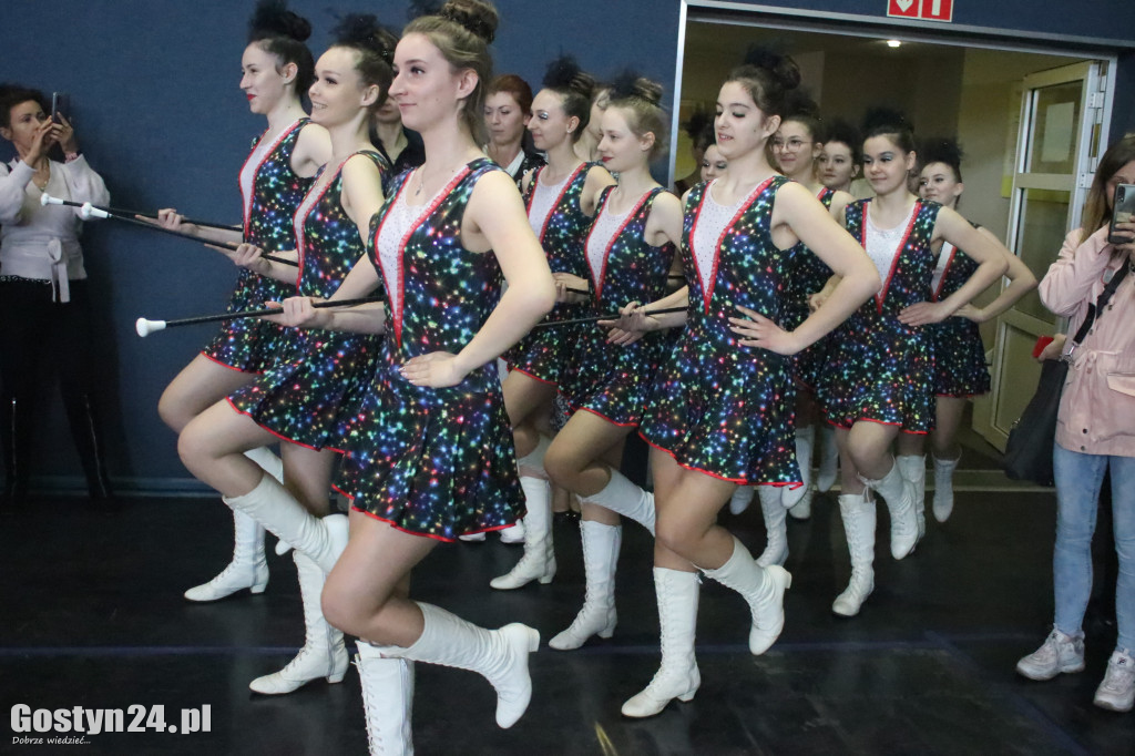 Mistrzostwa Mażoretek w hali sportowej LO w Gostyniu