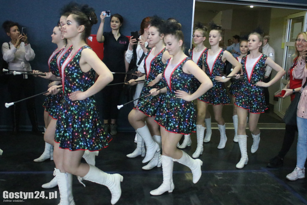 Mistrzostwa Mażoretek w hali sportowej LO w Gostyniu