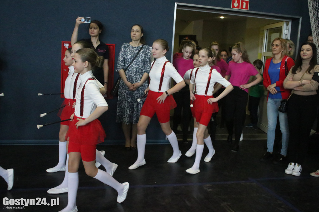 Mistrzostwa Mażoretek w hali sportowej LO w Gostyniu