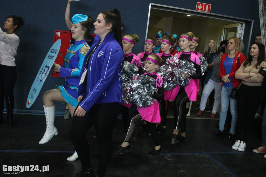 Mistrzostwa Mażoretek w hali sportowej LO w Gostyniu