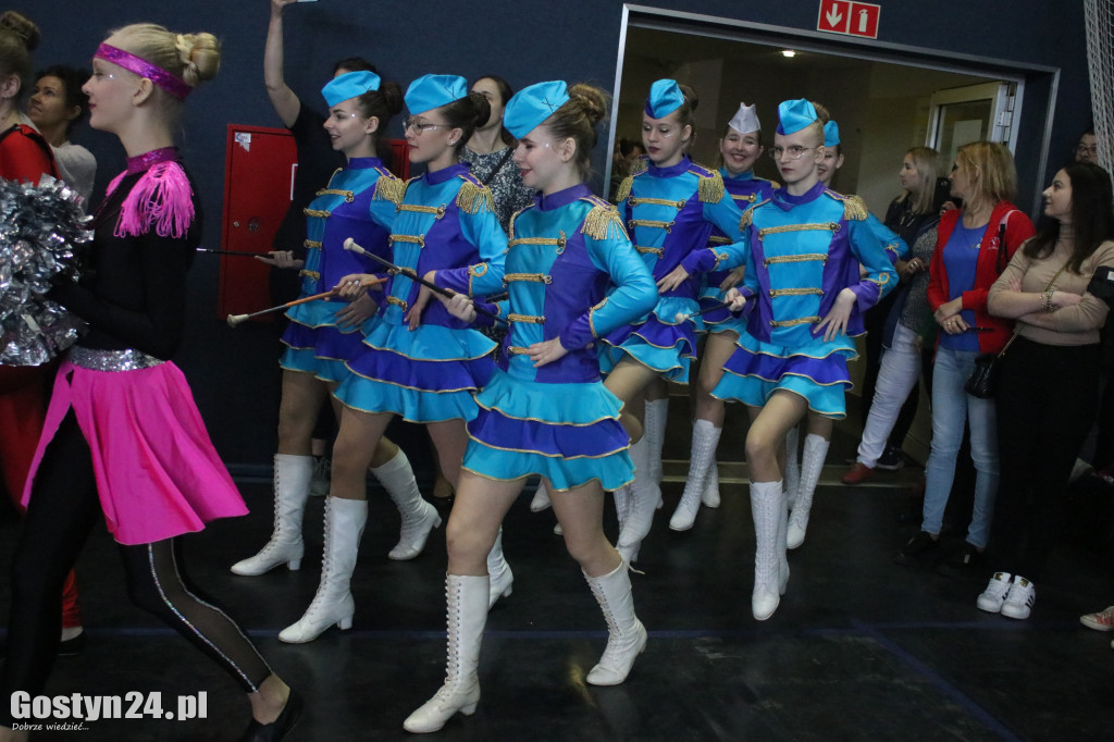 Mistrzostwa Mażoretek w hali sportowej LO w Gostyniu
