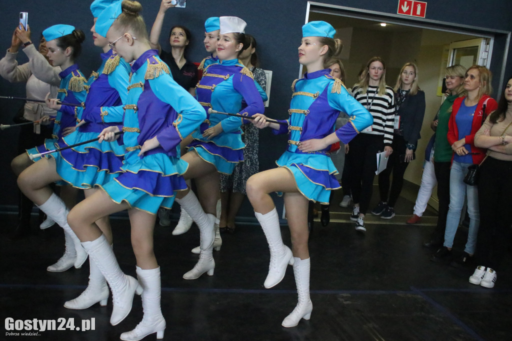 Mistrzostwa Mażoretek w hali sportowej LO w Gostyniu