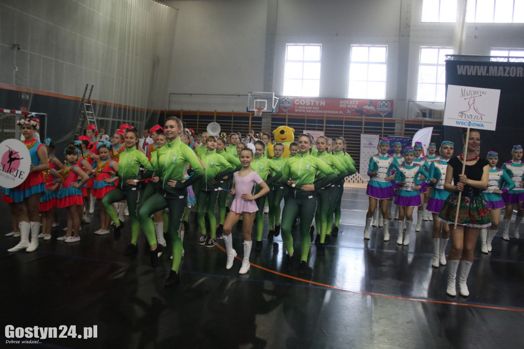 Mistrzostwa Mażoretek w hali sportowej LO w Gostyniu