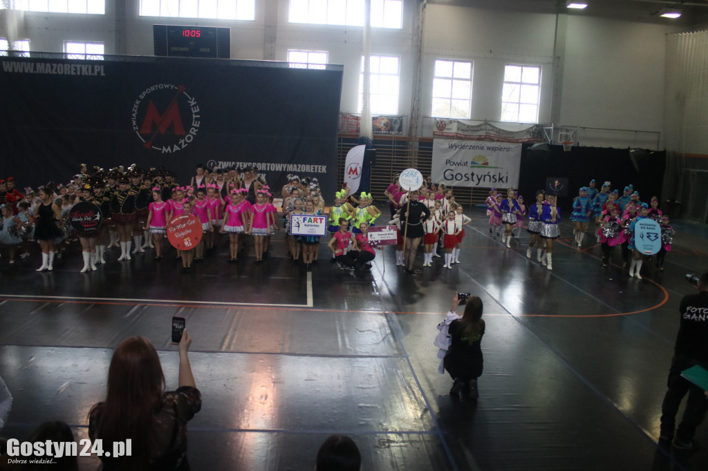 Mistrzostwa Mażoretek w hali sportowej LO w Gostyniu