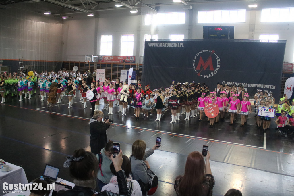 Mistrzostwa Mażoretek w hali sportowej LO w Gostyniu