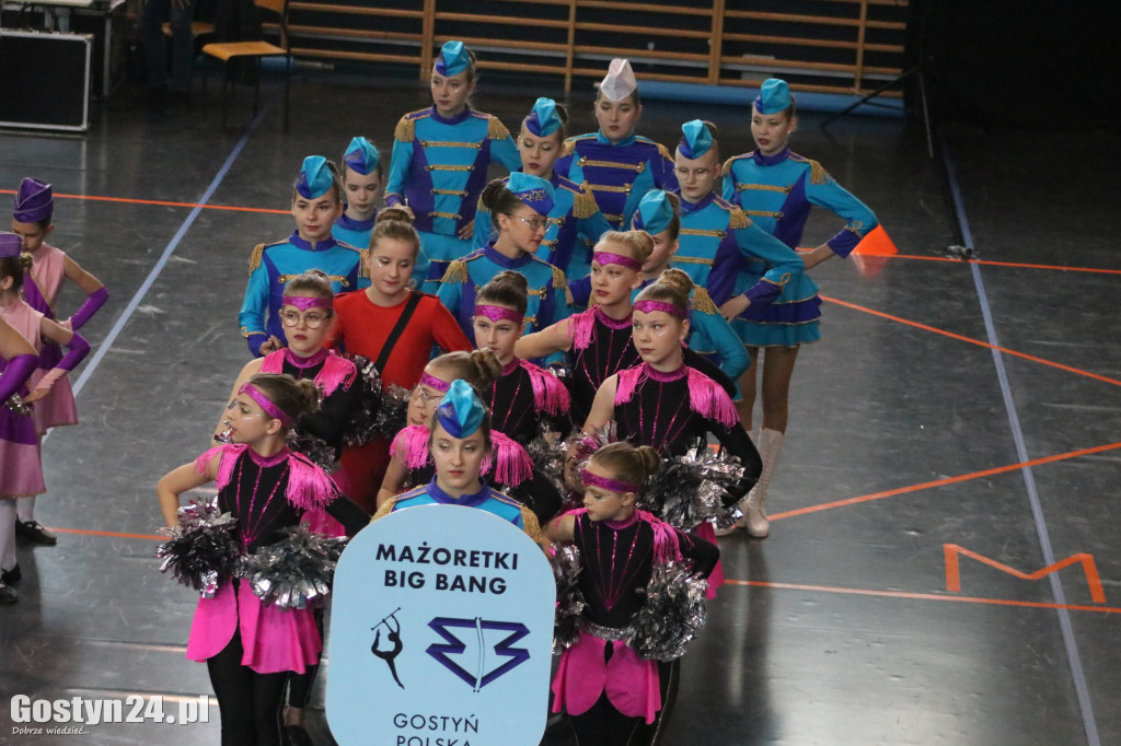 Mistrzostwa Mażoretek w hali sportowej LO w Gostyniu