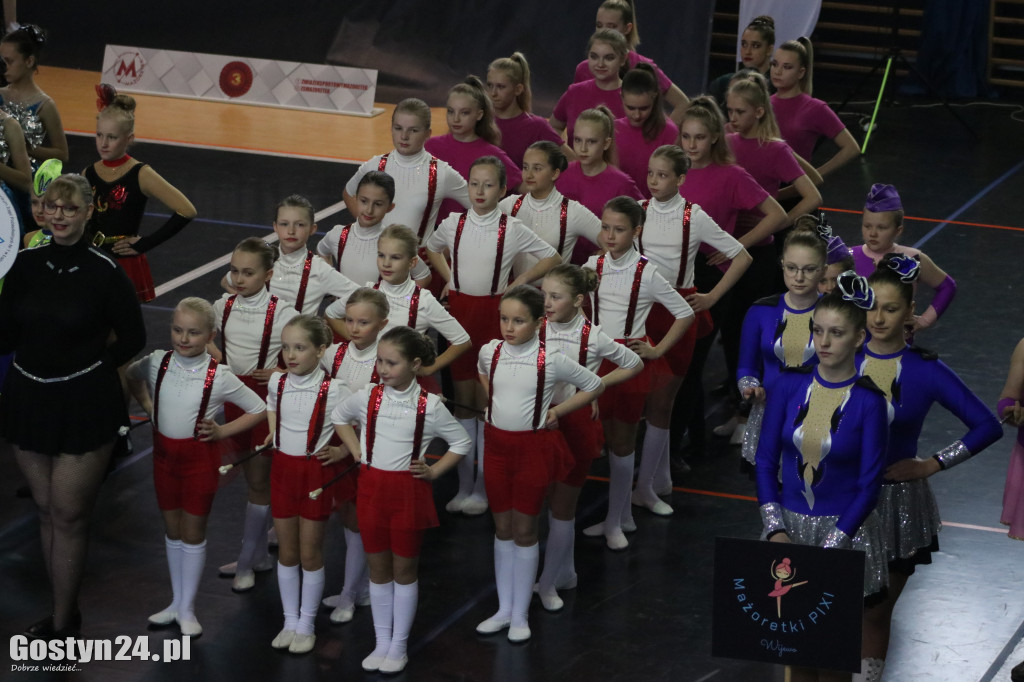 Mistrzostwa Mażoretek w hali sportowej LO w Gostyniu