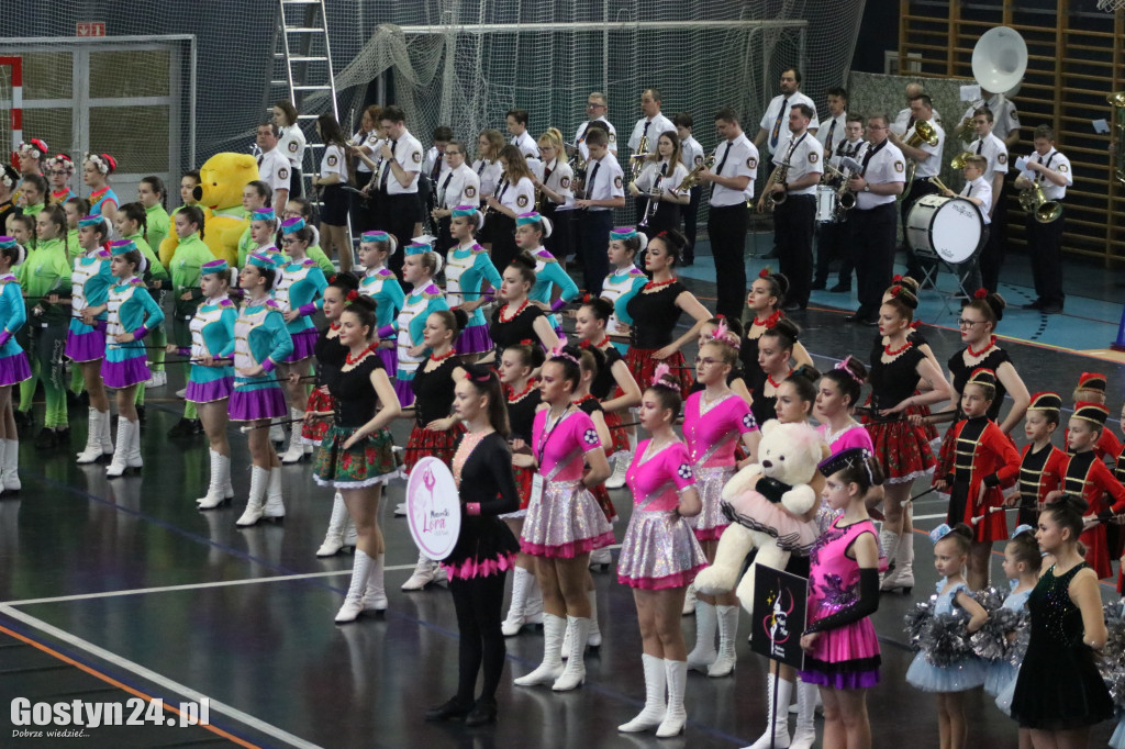 Mistrzostwa Mażoretek w hali sportowej LO w Gostyniu