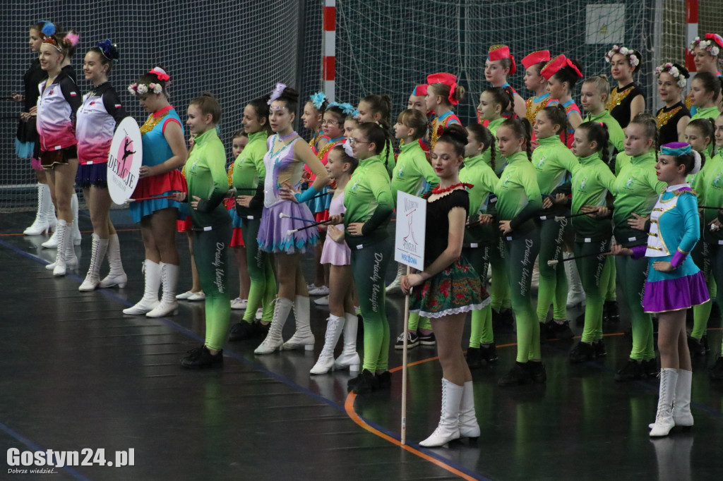 Mistrzostwa Mażoretek w hali sportowej LO w Gostyniu