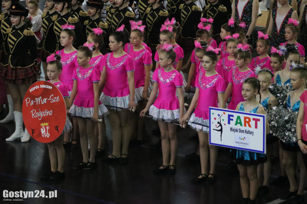 Mistrzostwa Mażoretek w hali sportowej LO w Gostyniu