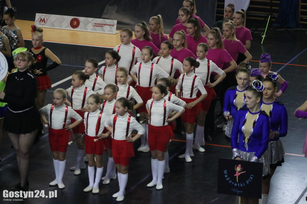 Mistrzostwa Mażoretek w hali sportowej LO w Gostyniu