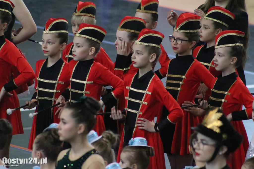 Mistrzostwa Mażoretek w hali sportowej LO w Gostyniu