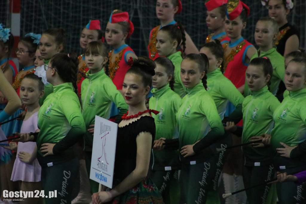 Mistrzostwa Mażoretek w hali sportowej LO w Gostyniu