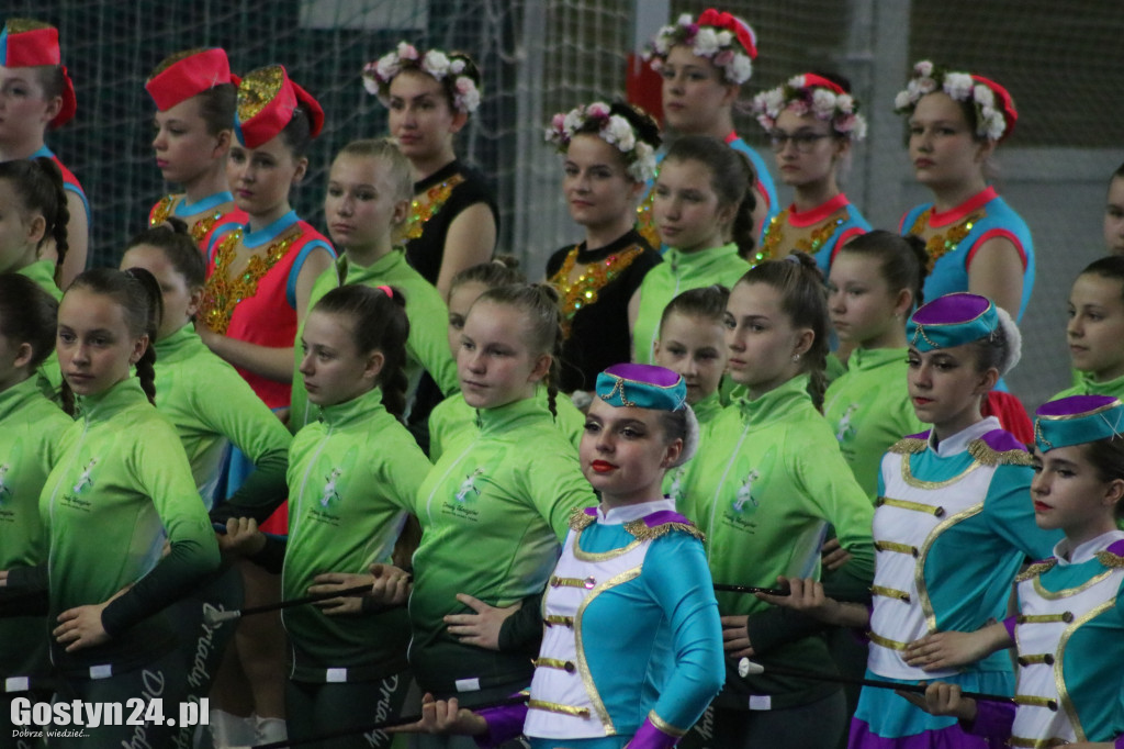 Mistrzostwa Mażoretek w hali sportowej LO w Gostyniu