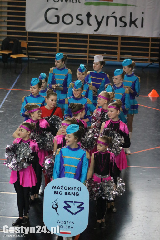 Mistrzostwa Mażoretek w hali sportowej LO w Gostyniu