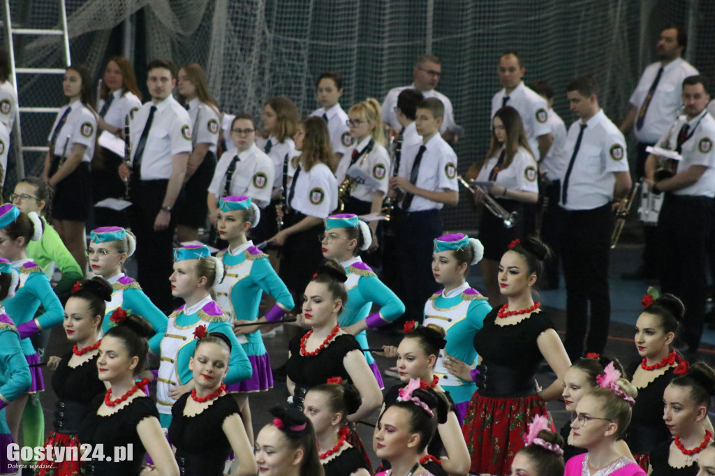 Mistrzostwa Mażoretek w hali sportowej LO w Gostyniu