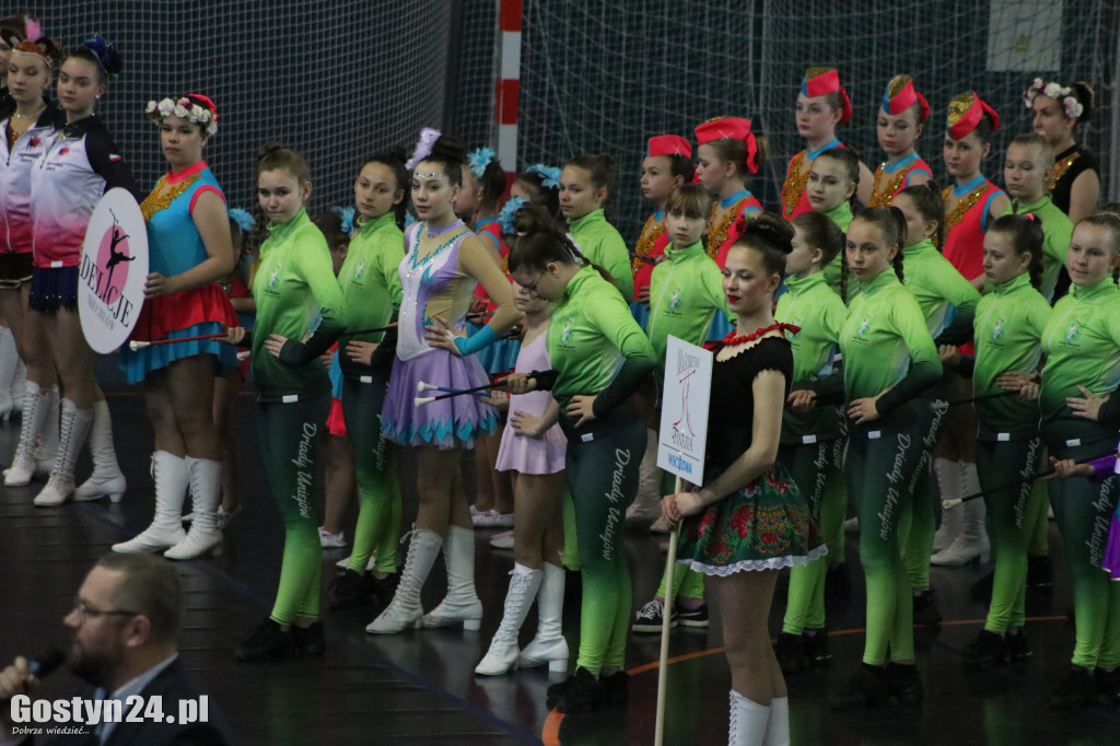 Mistrzostwa Mażoretek w hali sportowej LO w Gostyniu