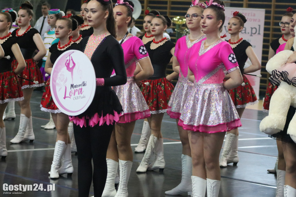 Mistrzostwa Mażoretek w hali sportowej LO w Gostyniu