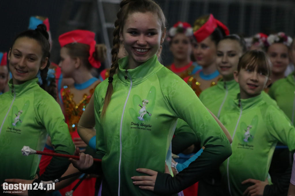 Mistrzostwa Mażoretek w hali sportowej LO w Gostyniu