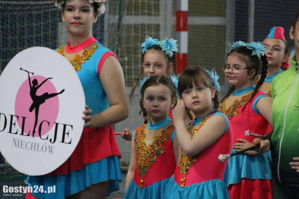 Mistrzostwa Mażoretek w hali sportowej LO w Gostyniu