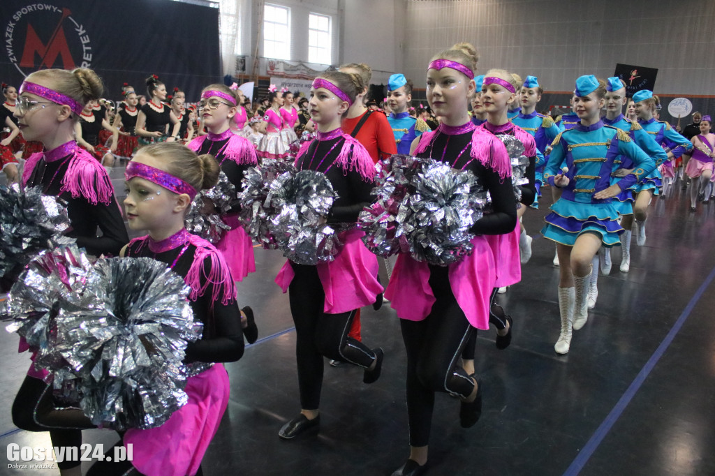 Mistrzostwa Mażoretek w hali sportowej LO w Gostyniu