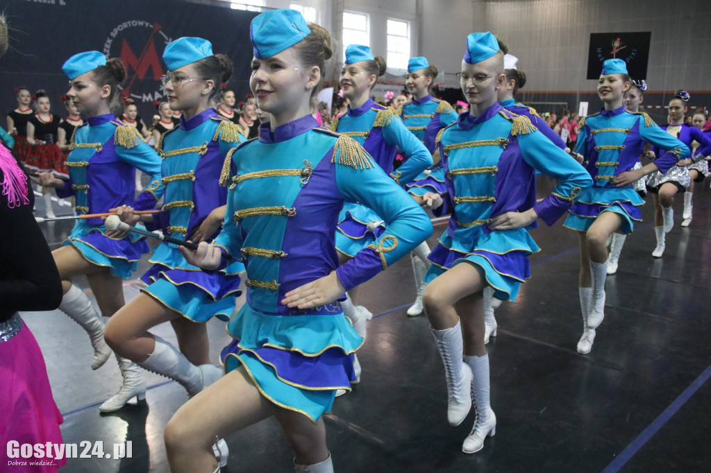 Mistrzostwa Mażoretek w hali sportowej LO w Gostyniu