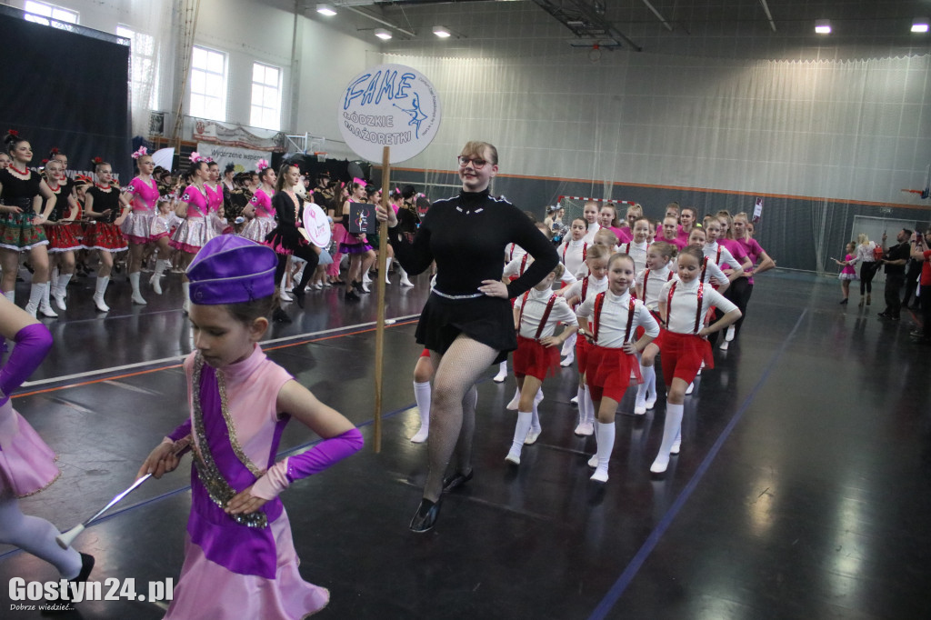 Mistrzostwa Mażoretek w hali sportowej LO w Gostyniu
