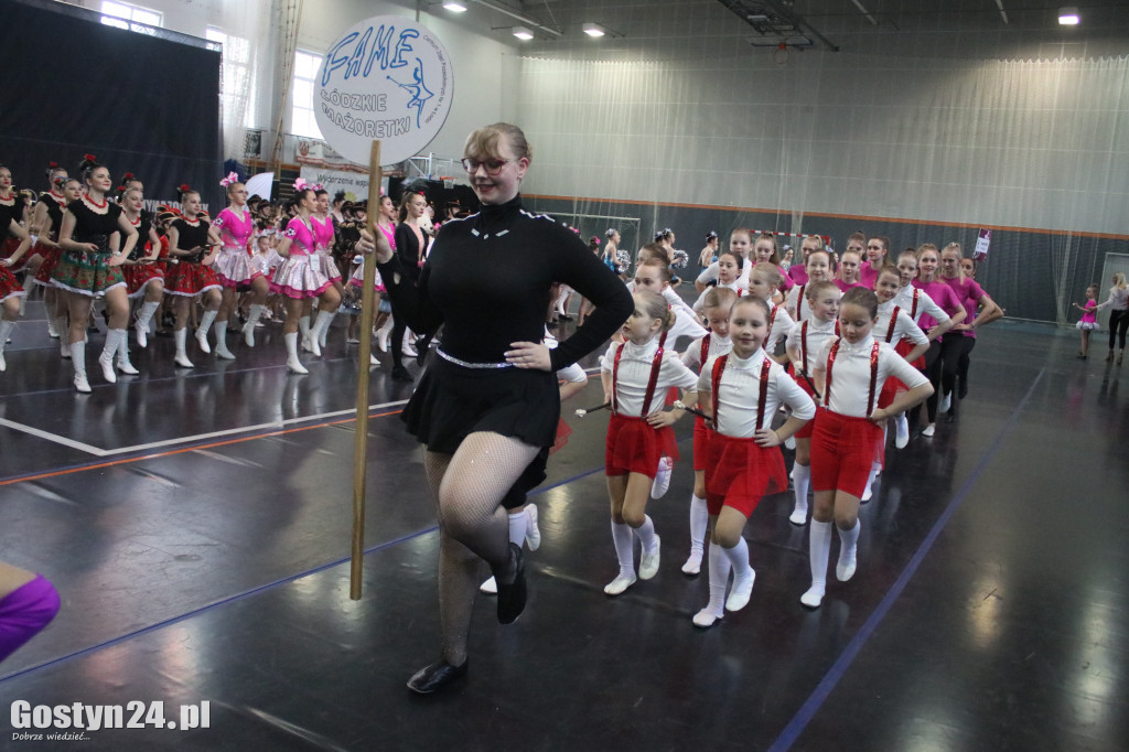 Mistrzostwa Mażoretek w hali sportowej LO w Gostyniu