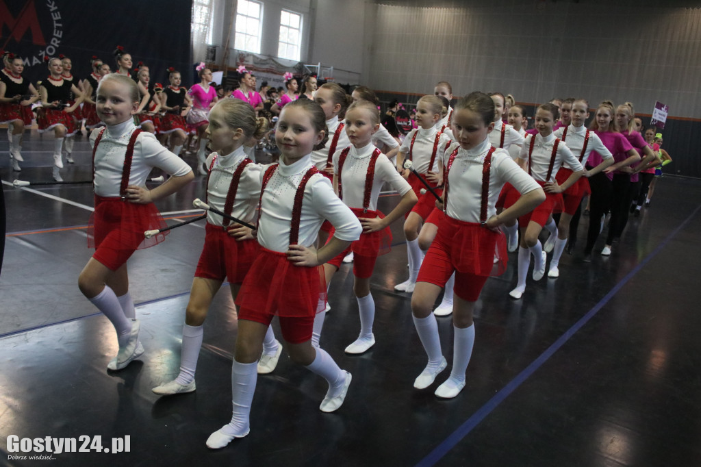 Mistrzostwa Mażoretek w hali sportowej LO w Gostyniu