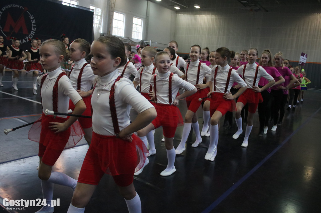 Mistrzostwa Mażoretek w hali sportowej LO w Gostyniu
