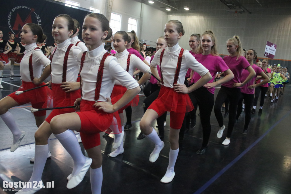 Mistrzostwa Mażoretek w hali sportowej LO w Gostyniu