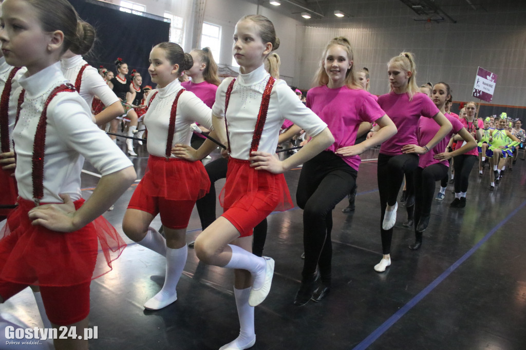Mistrzostwa Mażoretek w hali sportowej LO w Gostyniu