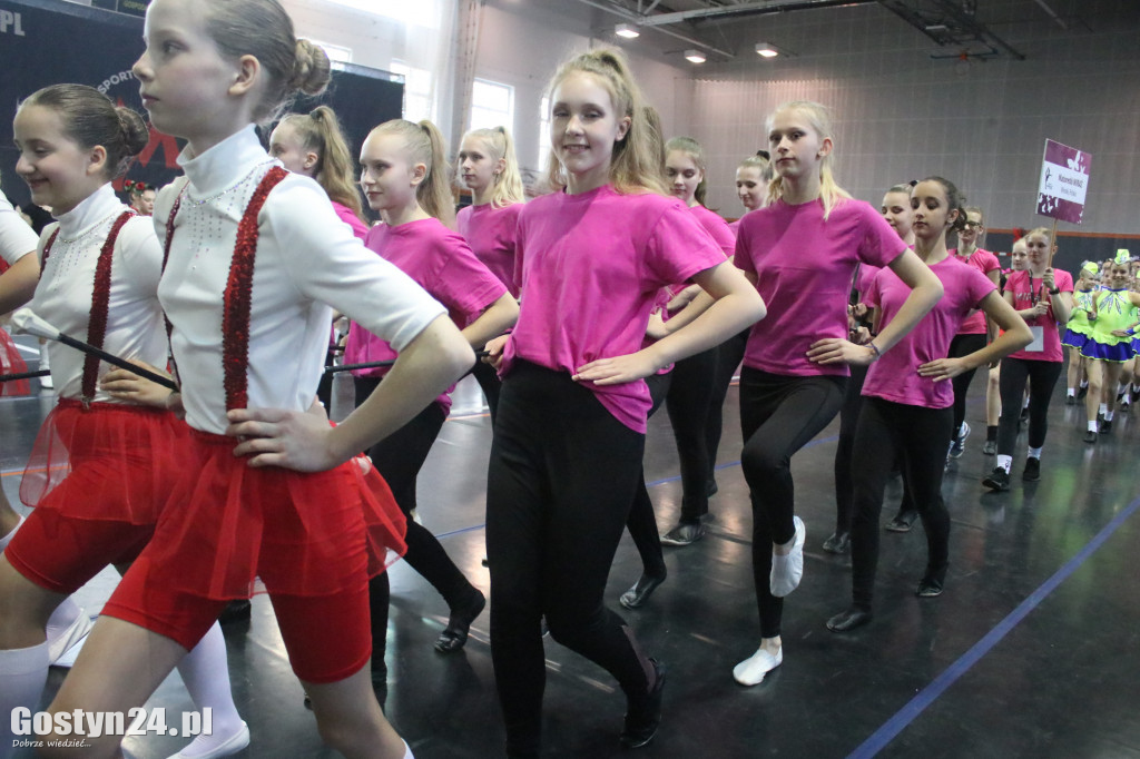 Mistrzostwa Mażoretek w hali sportowej LO w Gostyniu