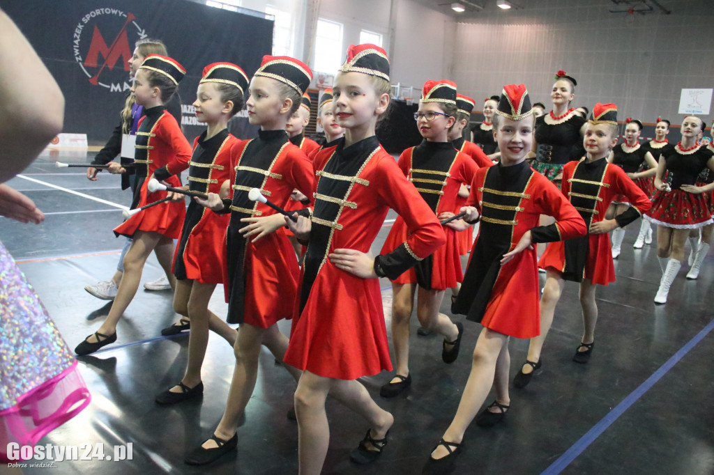 Mistrzostwa Mażoretek w hali sportowej LO w Gostyniu