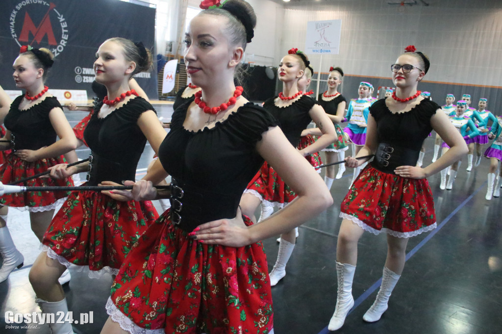 Mistrzostwa Mażoretek w hali sportowej LO w Gostyniu