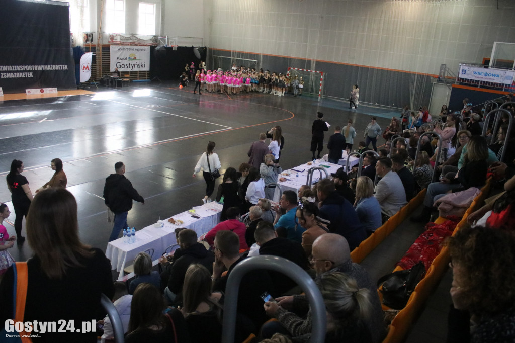 Mistrzostwa Mażoretek w hali sportowej LO w Gostyniu