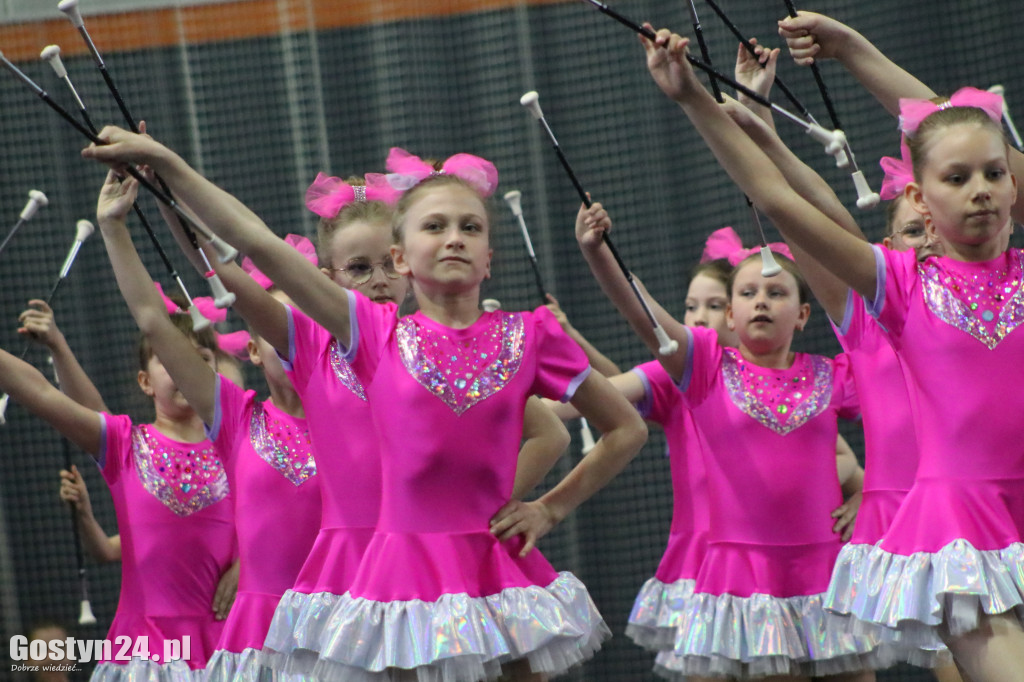 Mistrzostwa Mażoretek w hali sportowej LO w Gostyniu