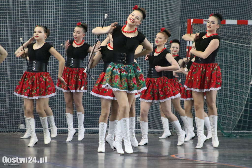 Mistrzostwa Mażoretek w hali sportowej LO w Gostyniu