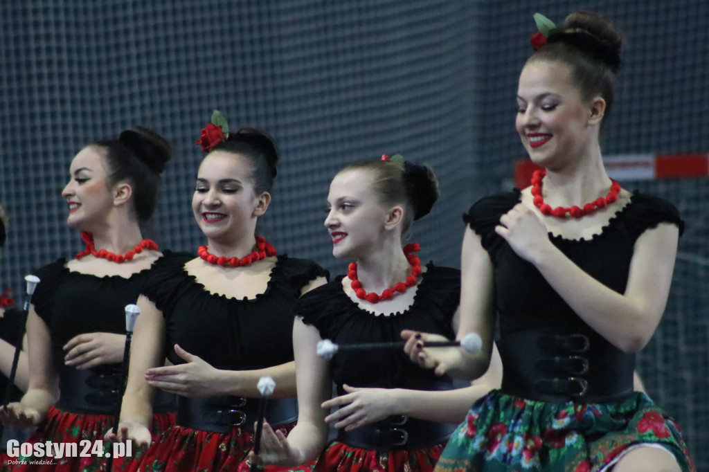 Mistrzostwa Mażoretek w hali sportowej LO w Gostyniu
