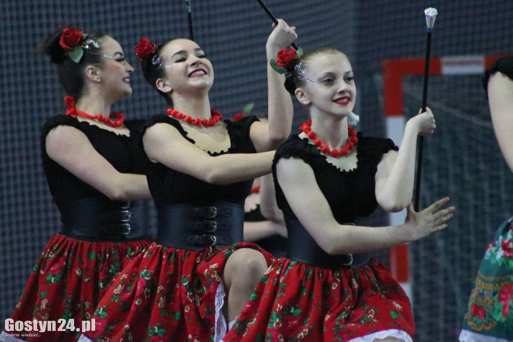 Mistrzostwa Mażoretek w hali sportowej LO w Gostyniu