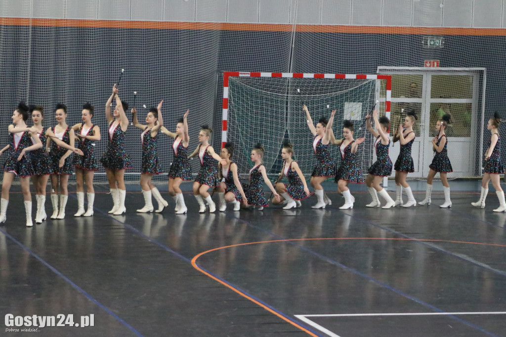 Mistrzostwa Mażoretek w hali sportowej LO w Gostyniu