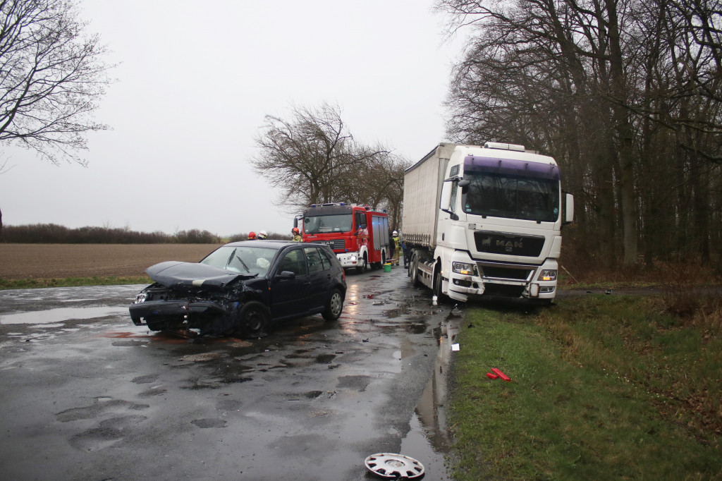 Wypadek na trasie Pogorzela - Borzęciczki