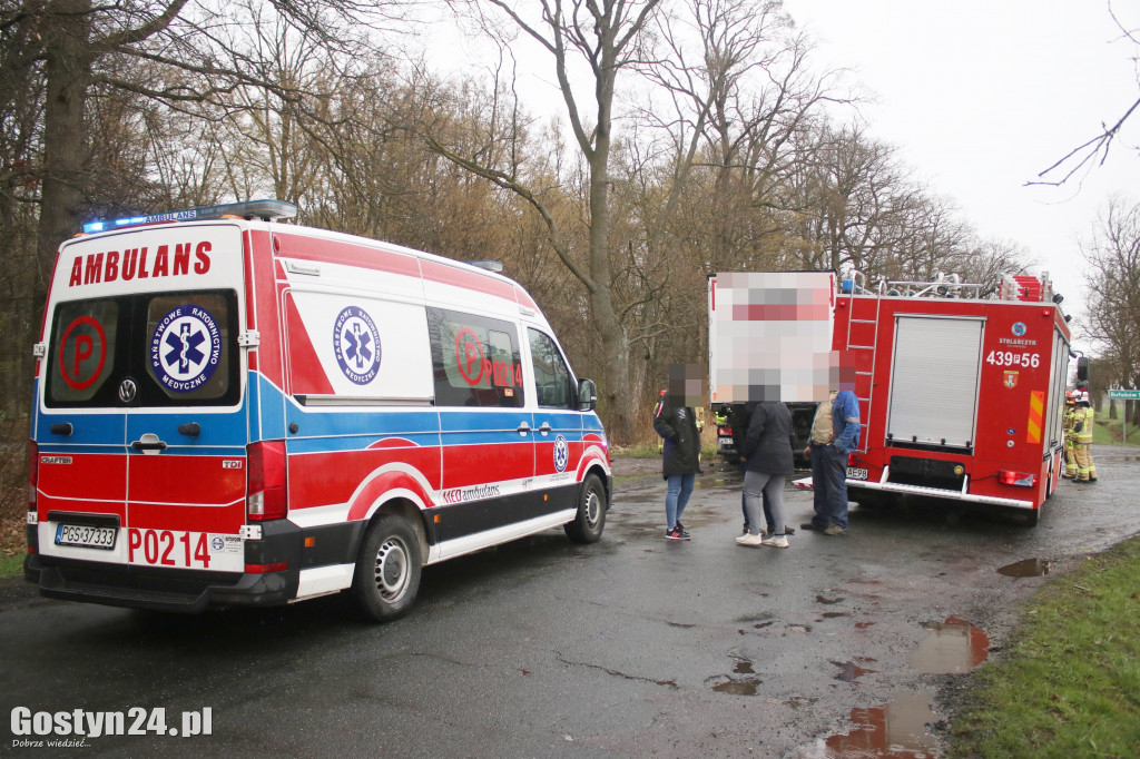 Wypadek na trasie Pogorzela - Borzęciczki