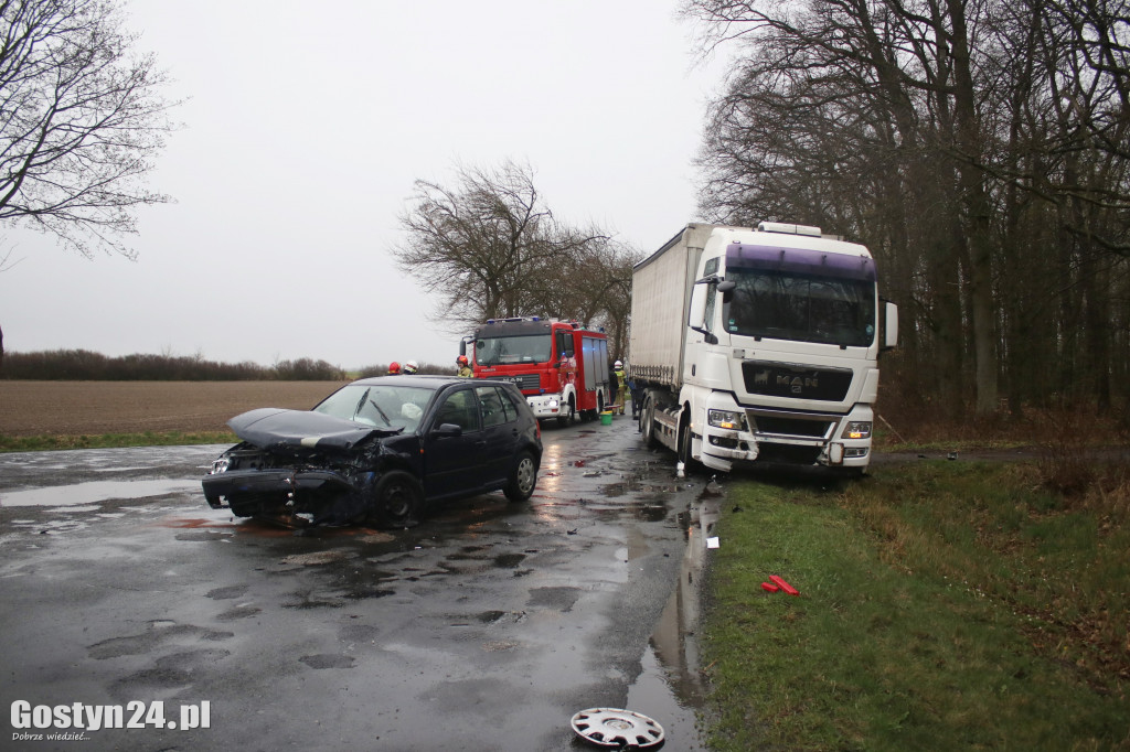 Wypadek na trasie Pogorzela - Borzęciczki