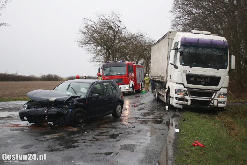 Wypadek na trasie Pogorzela - Borzęciczki
